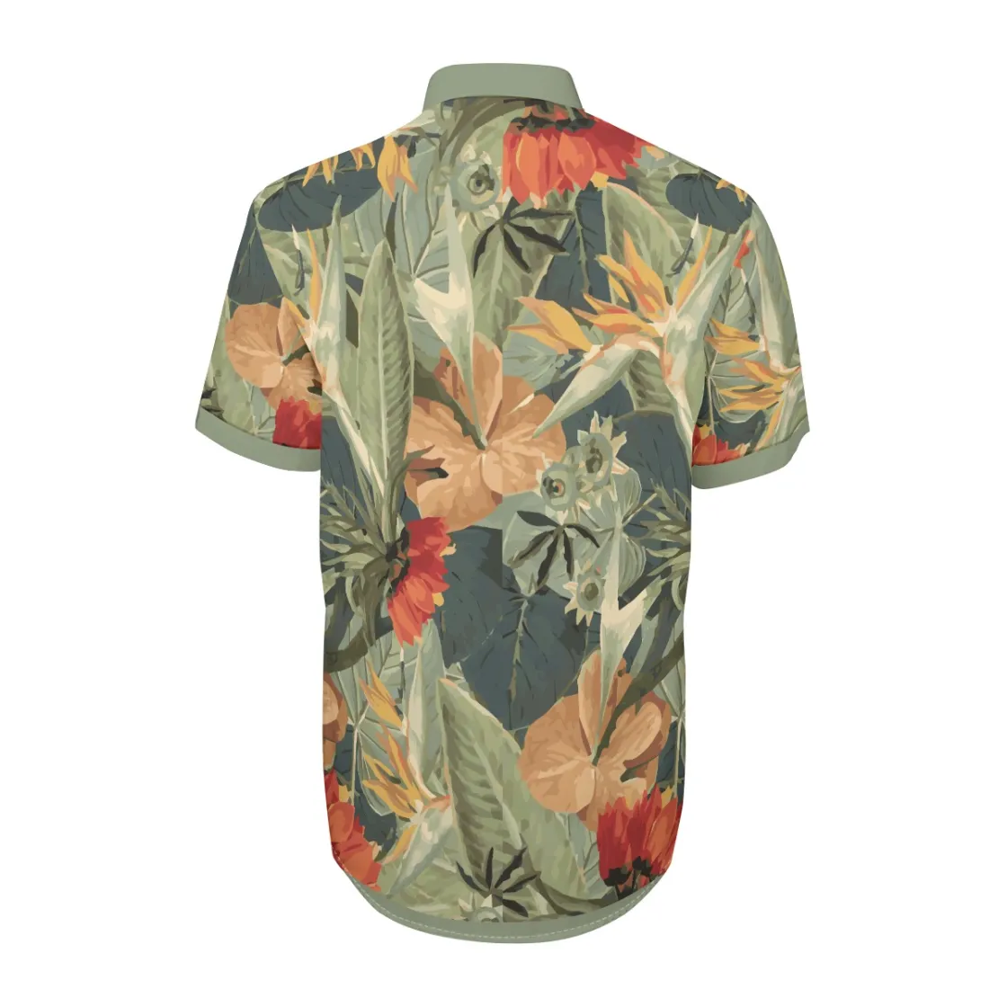 All-Over Print Unisex Collared Shirt|115GSM Cotton poplin