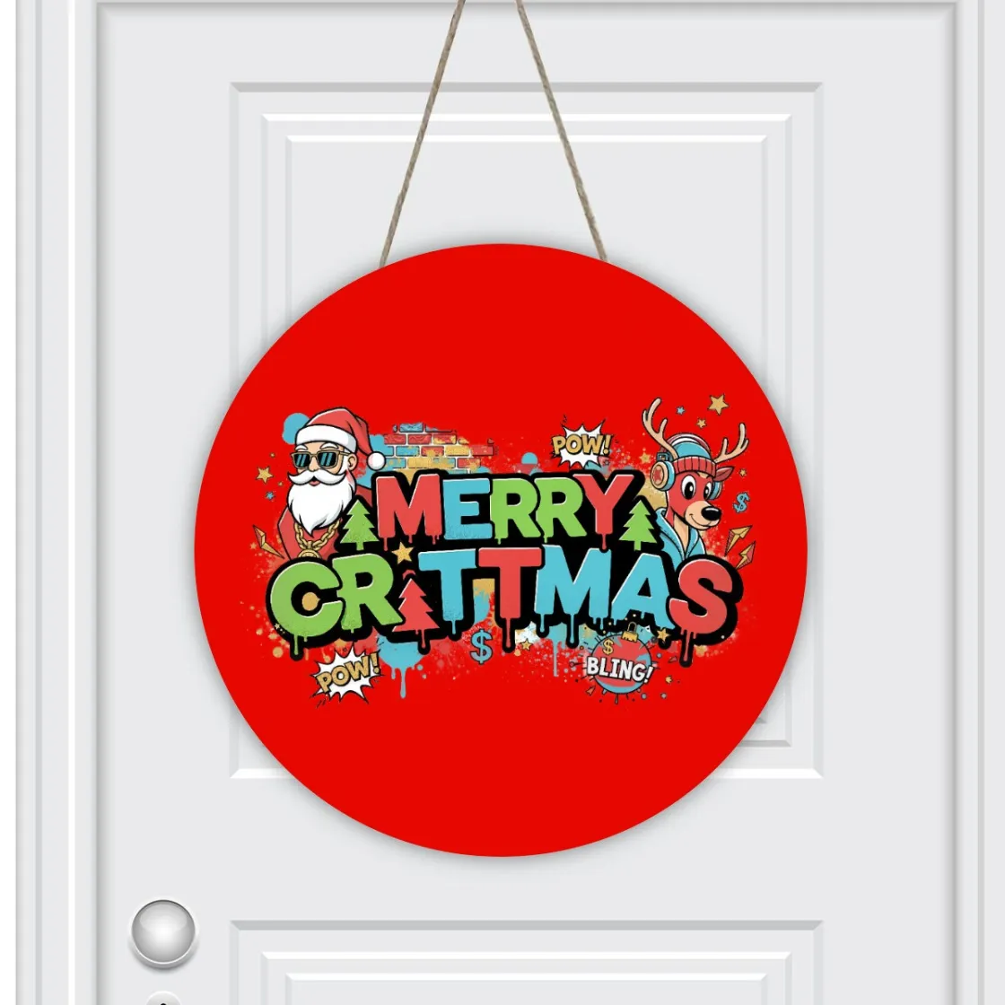 Round House Number Door Hanger|Over Size