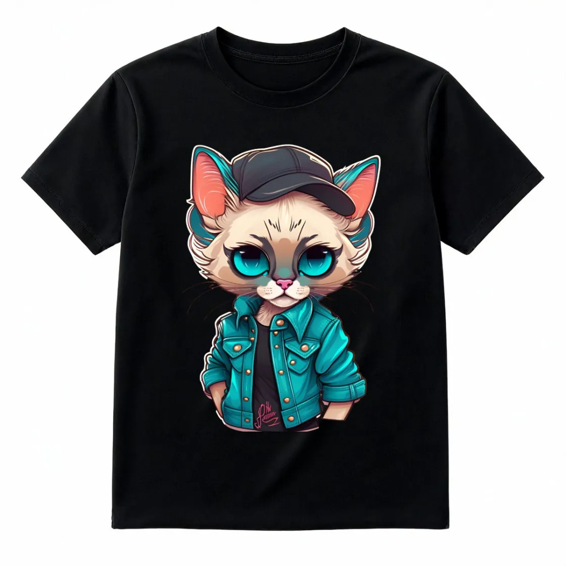 Couple Heavyweight T-shirt Printed in USA|220GSM Cotton DTG Front