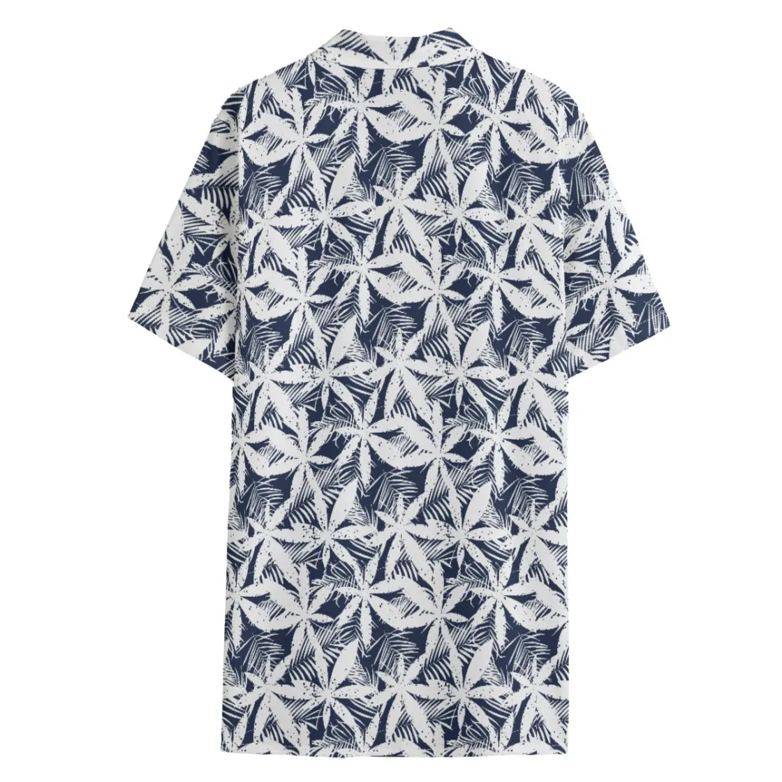 All-Over Print Men's Hawaiian Shirt With Button Closure |115GSM Cotton poplin