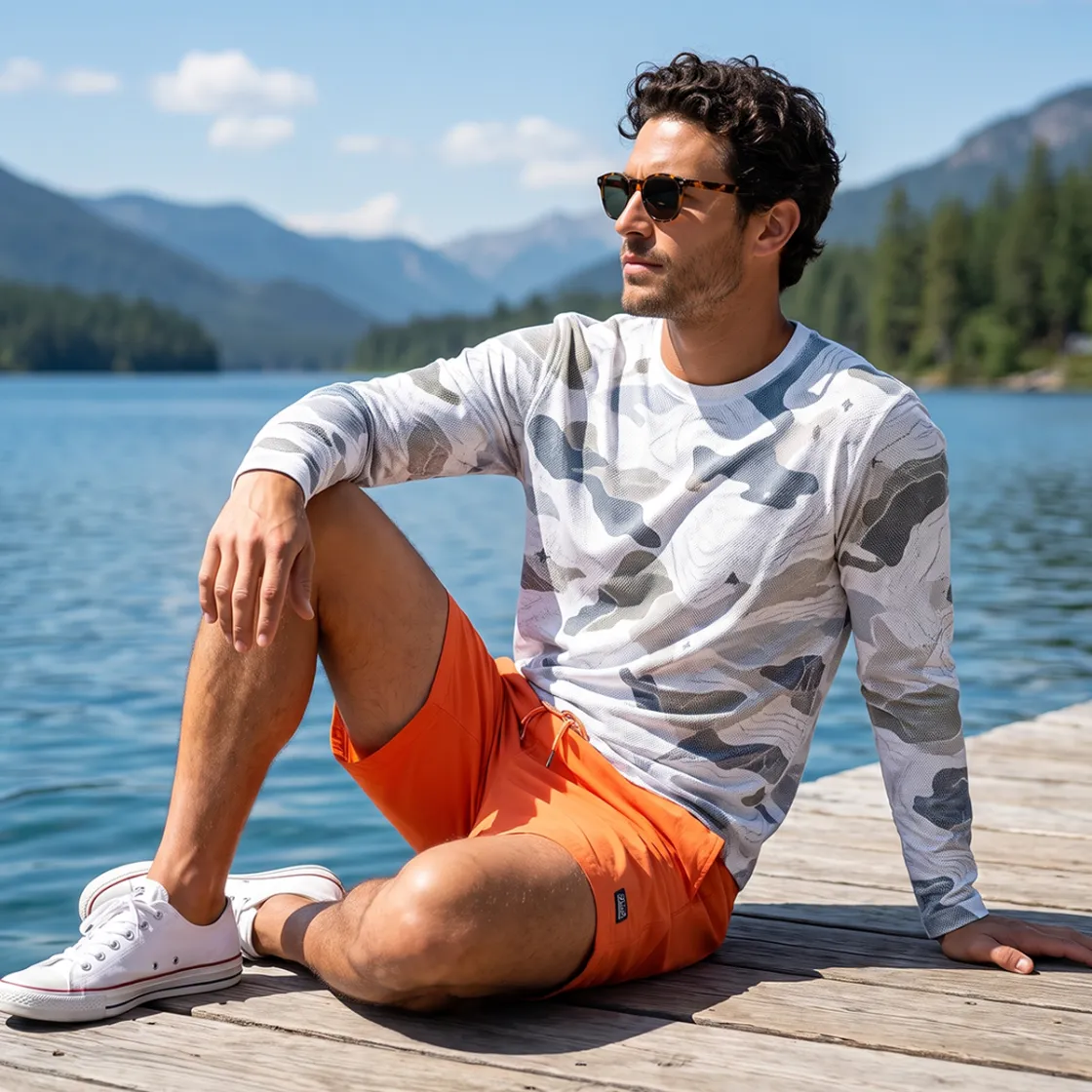 All-Over Print Men's Long Sleeve T-Shirt|Bonded Seam