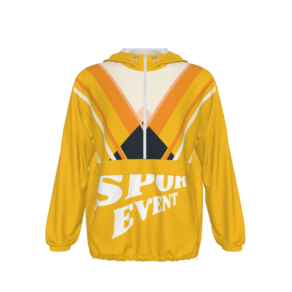 All-Over Print Unisex Pullover Jacket With Zipper Closure