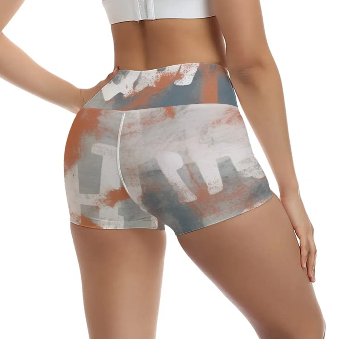 All-Over Print Women's Ultra-Short Yoga Shorts