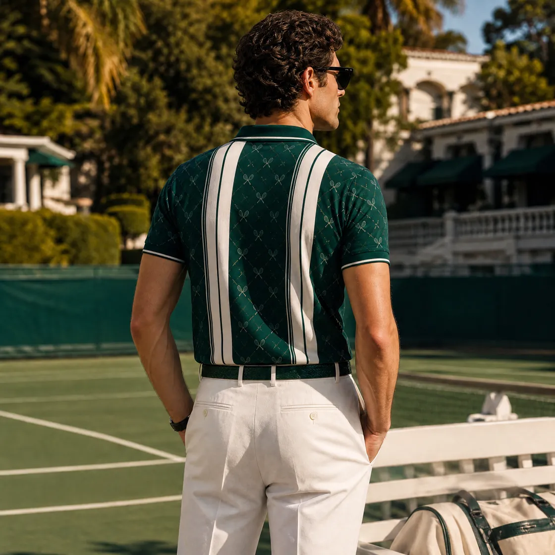 All-Over Print Men's Polo Shirt