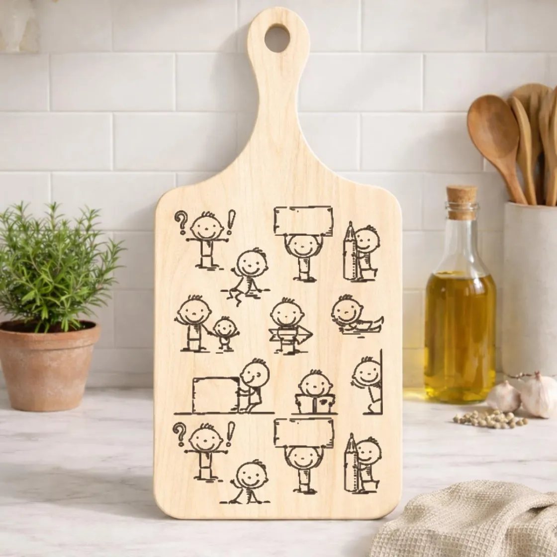 Light-colored cutting Board|Single