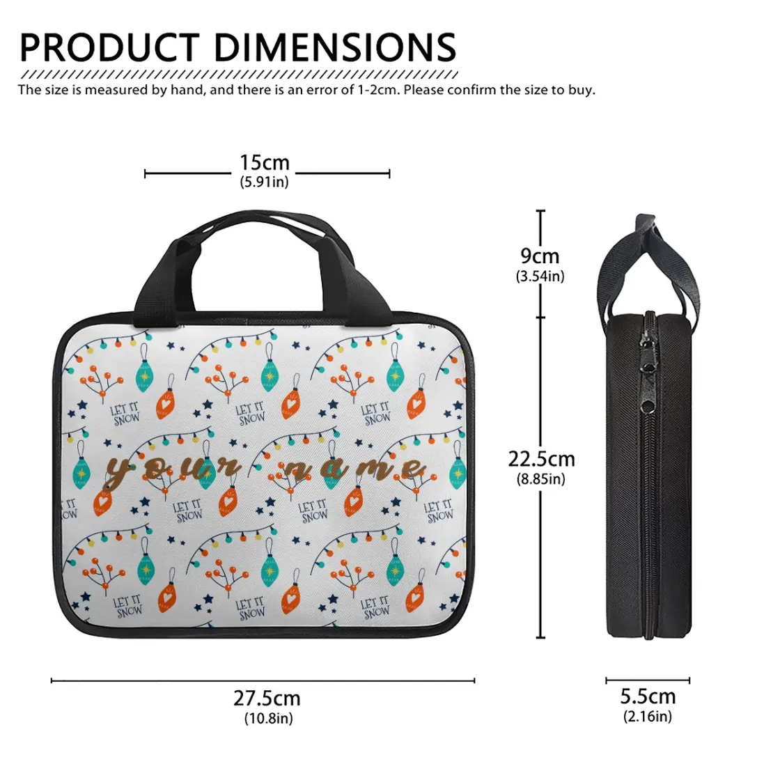 Simple Canvas Storage Bag Single Printing