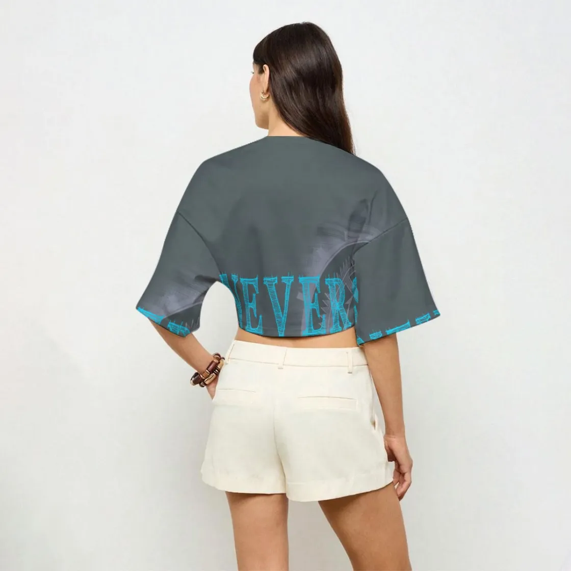All-Over PrintWomen’s Casual Crop Top