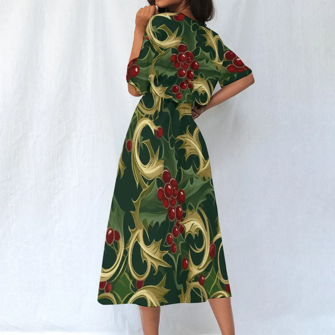 All-Over Print Women's Knee-Length Dress