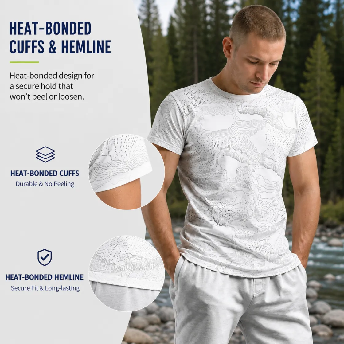 All-Over Print Men's O-Neck T-Shirt|Bonded Seam