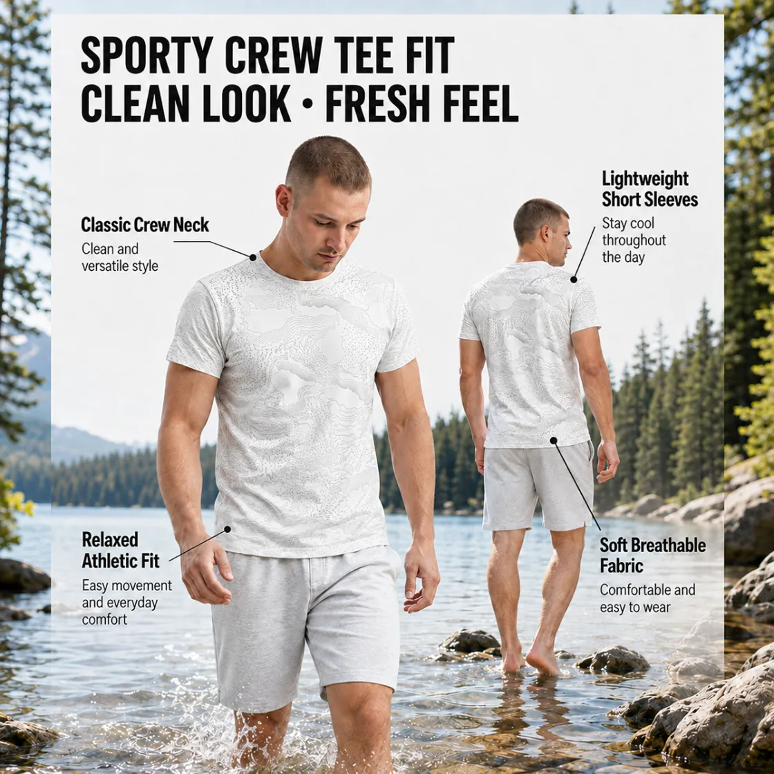 All-Over Print Men's O-Neck T-Shirt|Bonded Seam
