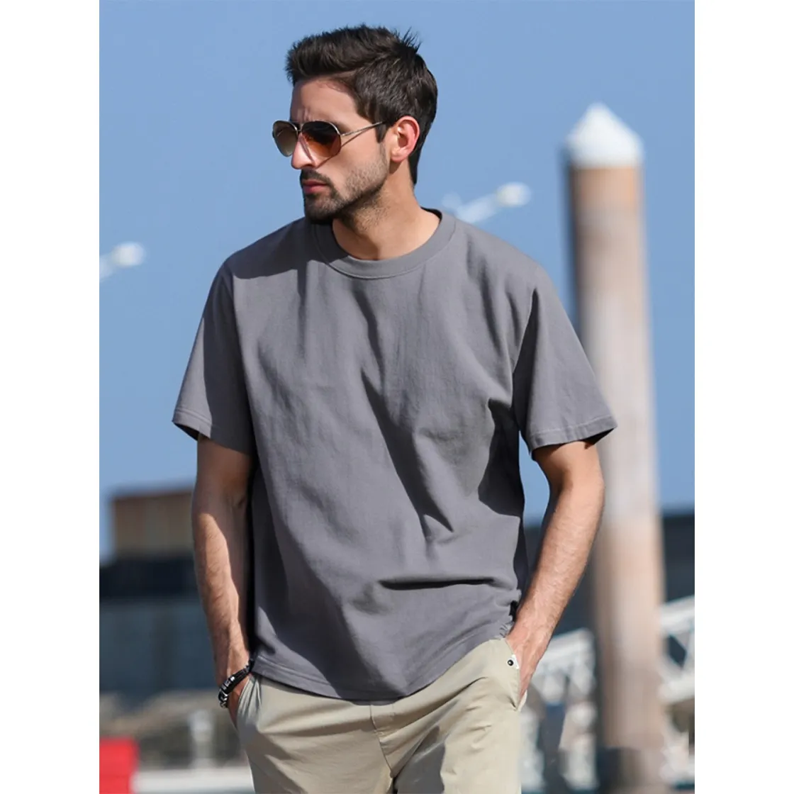 Men's T-Shirt  Printed in USA|180GSM Back DTG