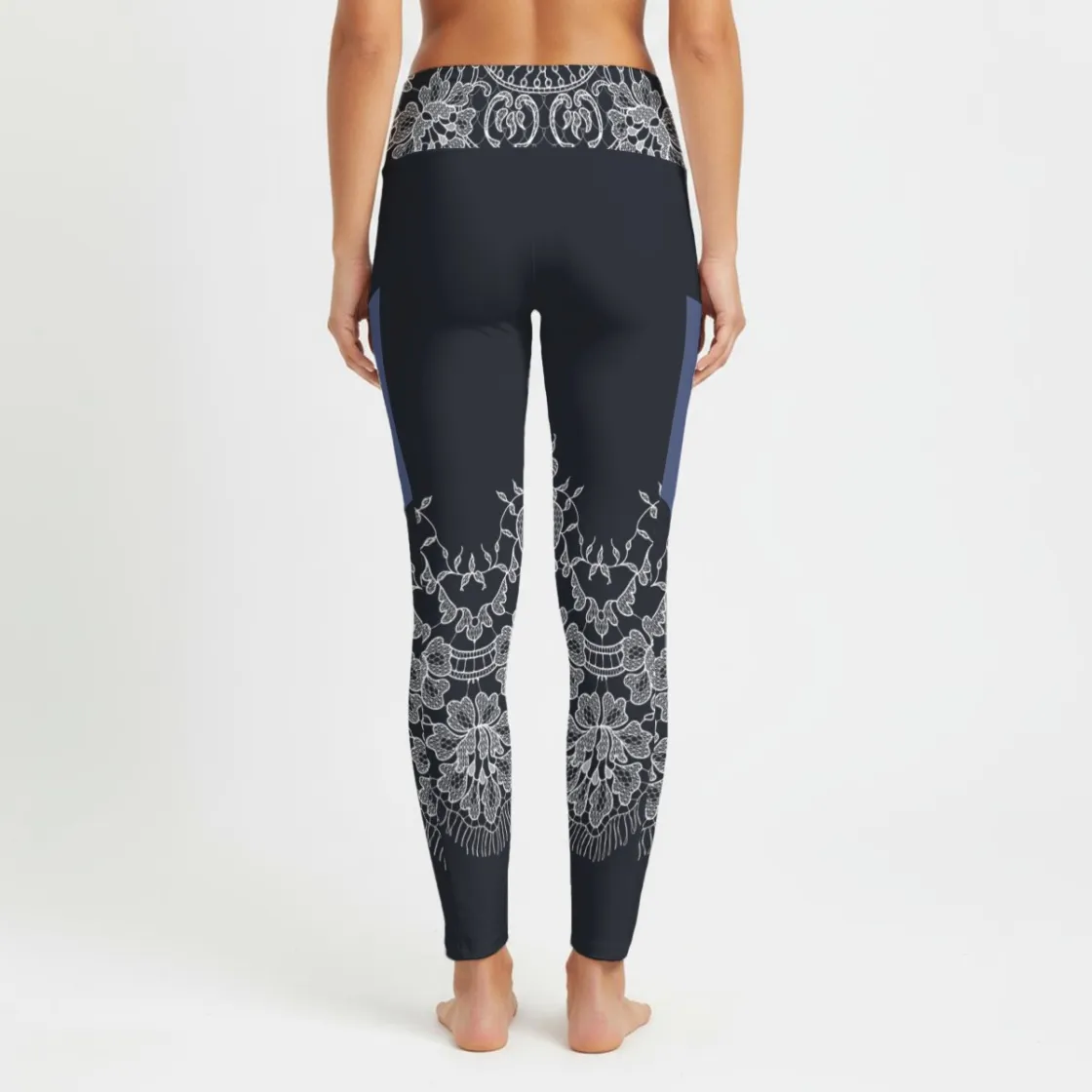 All-Over Print Women's High Waist Leggings With Side Pocket