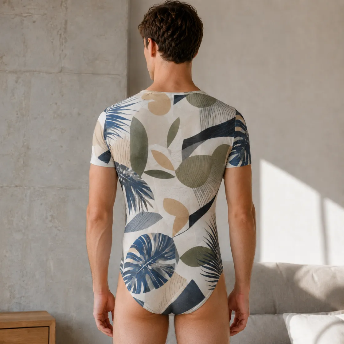 All-Over Print Men's Bodysuits