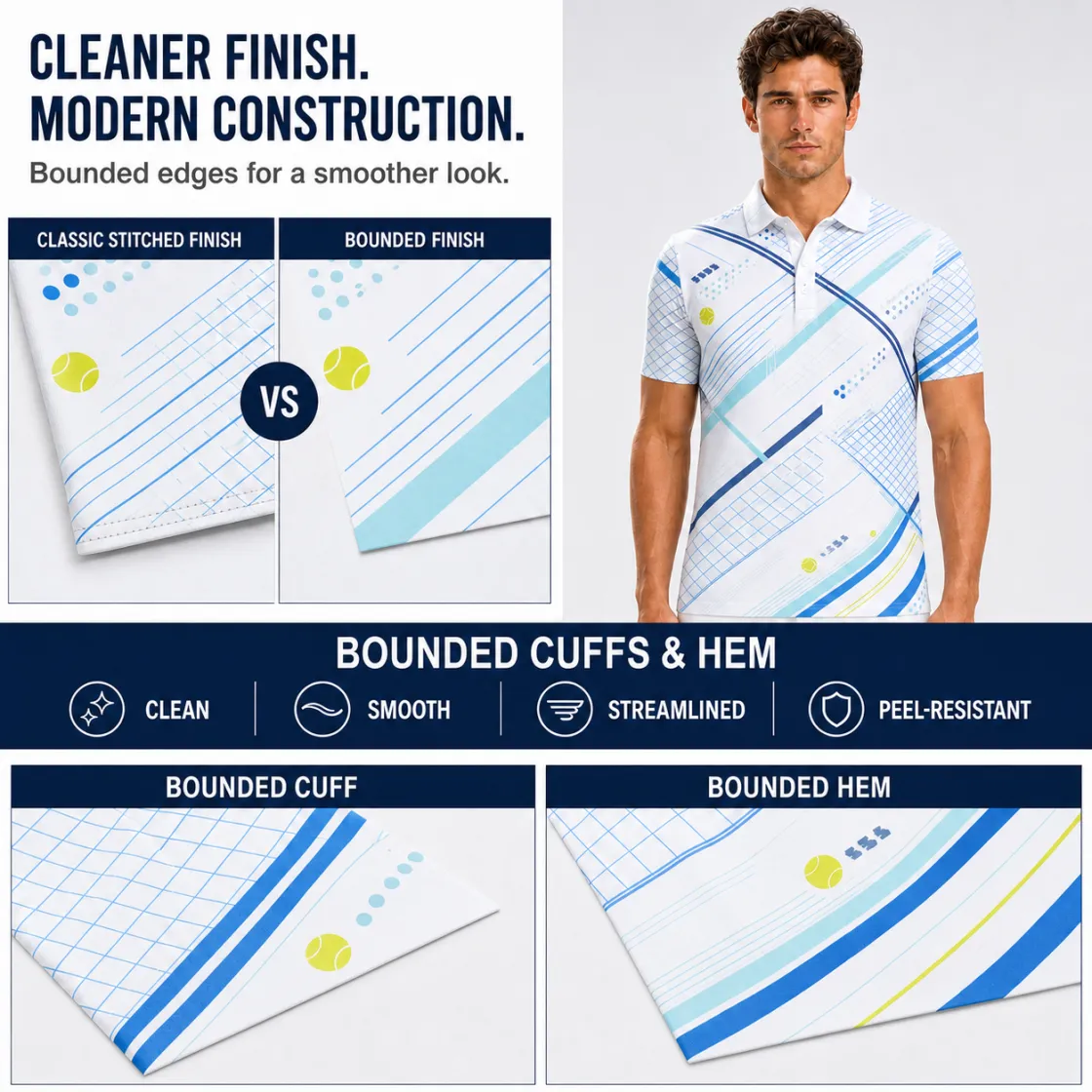 All-Over Print Men's UV Protection Polo Shirt|Bonded Seam