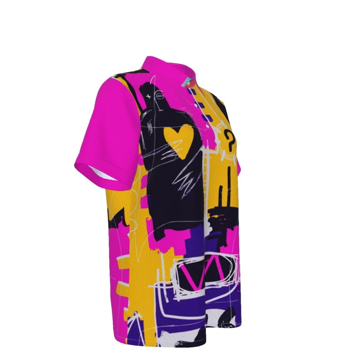 All-Over Print Women's Polo Shirt | Birdseye
