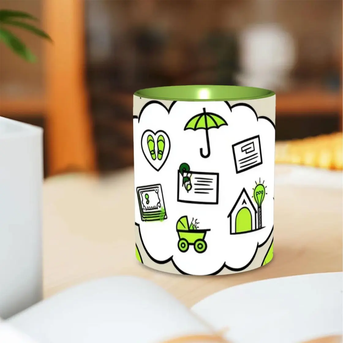 11oz Double Color Mug Printed in USA