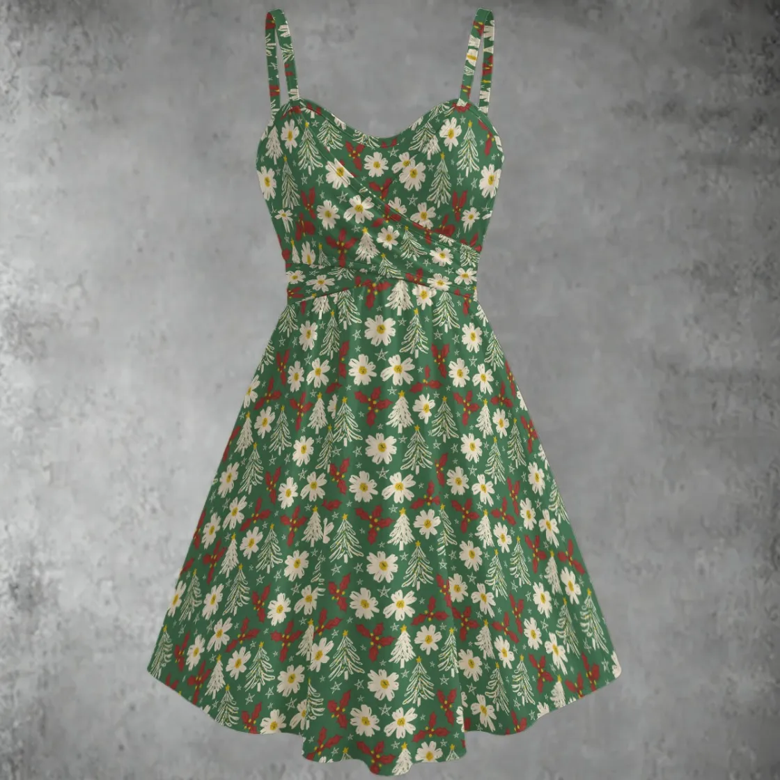 All-over print Women's Spaghetti Strap Dress