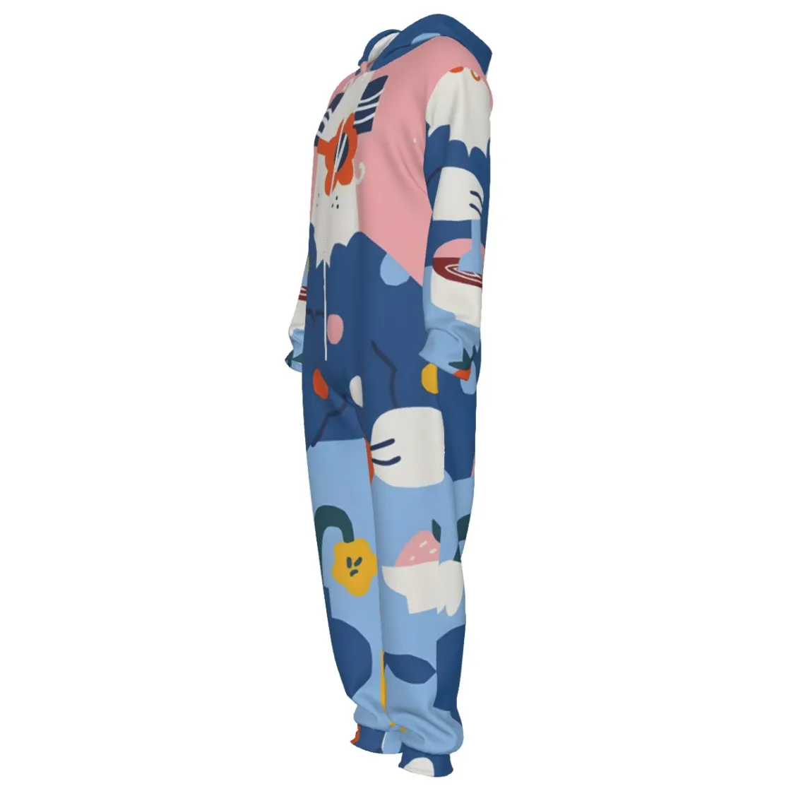 All-Over Print Unisex Thickened Home Jumpsuit