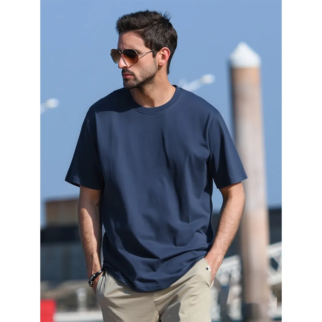 Men's T-Shirt  Printed in USA|180GSM Back DTG