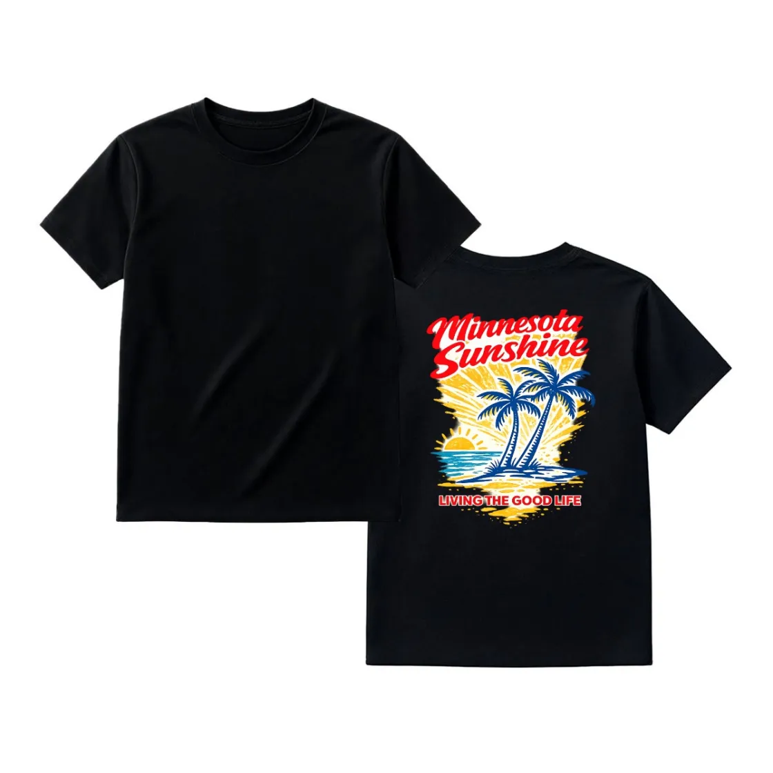 Unisex Heavyweight T-shirt Printed in USA|220GSM Cotton DTF Back