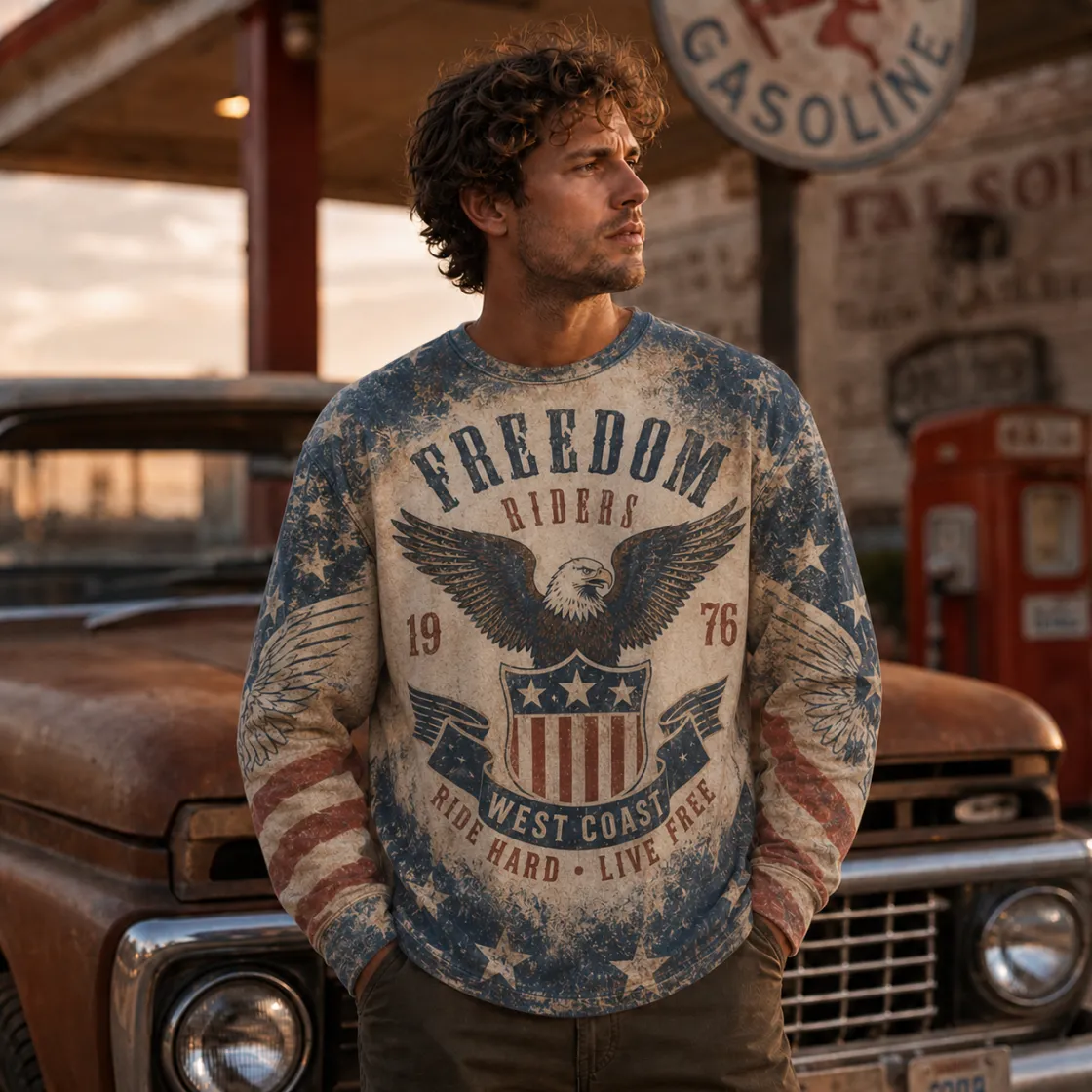 All-Over Print Long Sleeve T-Shirt