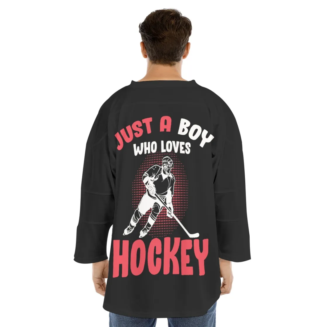 All-Over Print Men's Hockey Jersey
