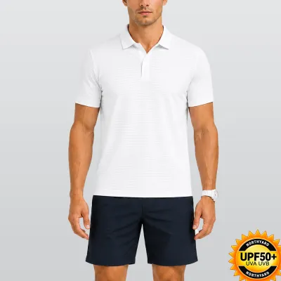 All-Over Print Men's UV Protection Polo Shirt|Bonded Seam