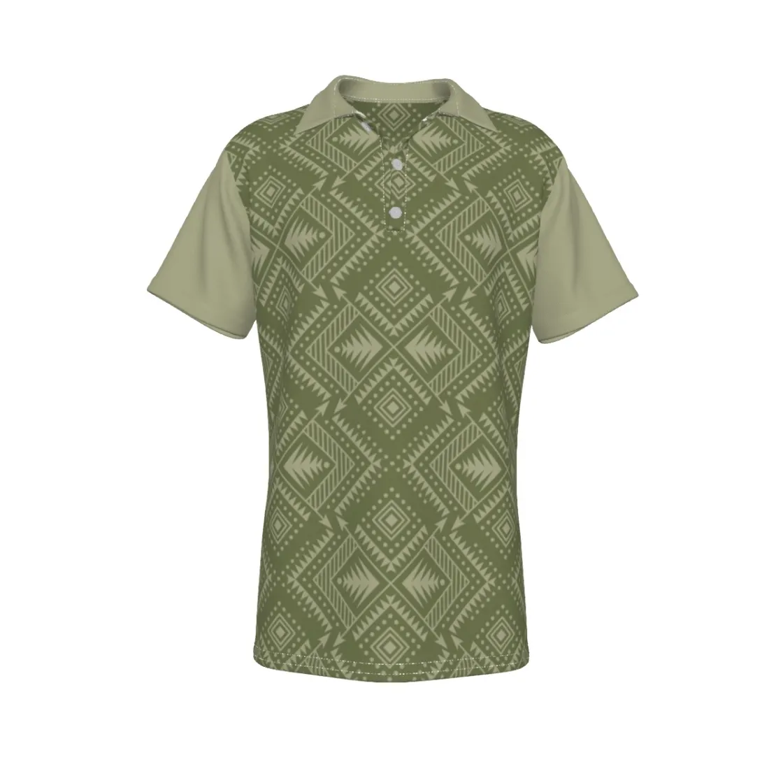 All-Over Print Men's Polo Shirt