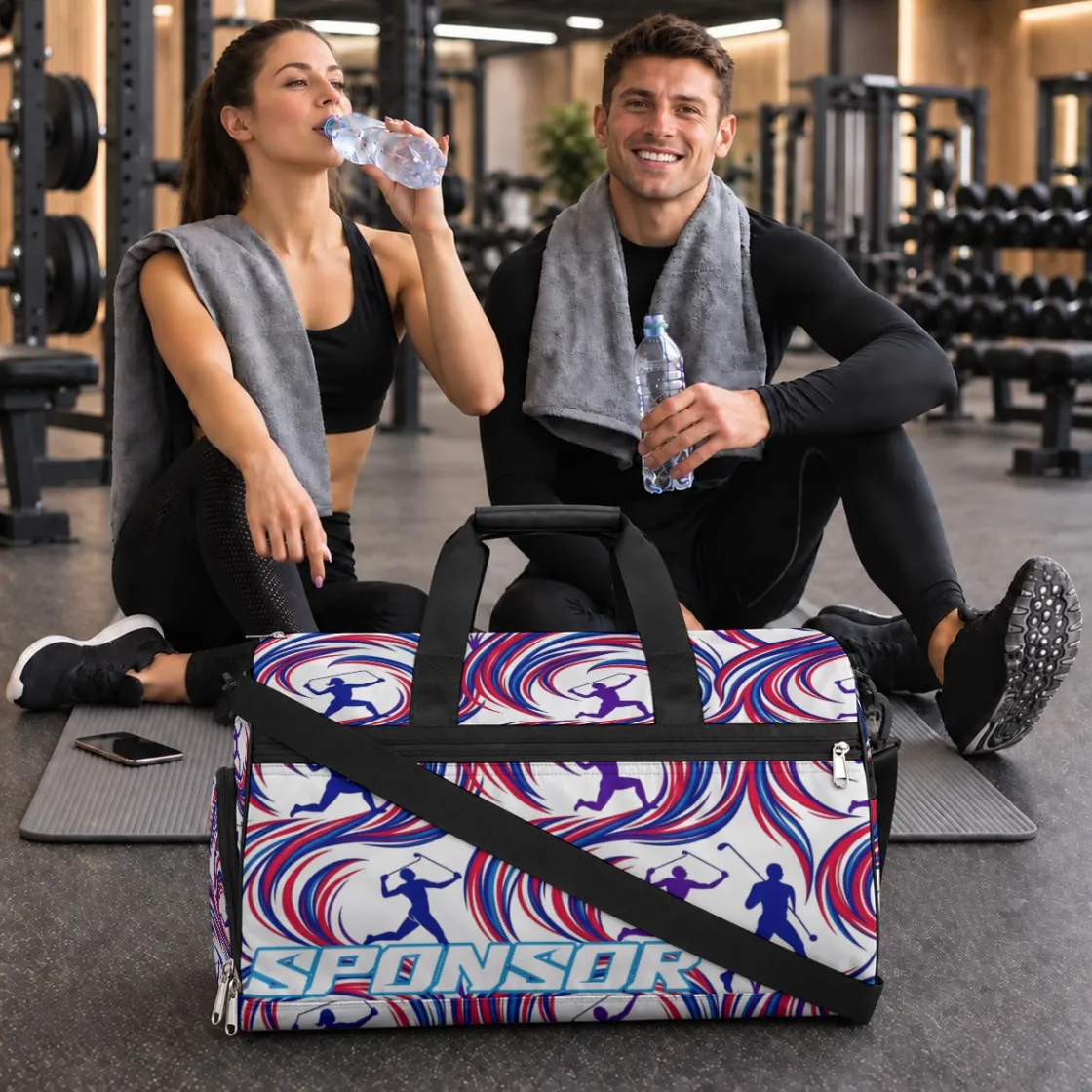 Large-Capacity Multi-Compartment Gym Bag With Vent Hole