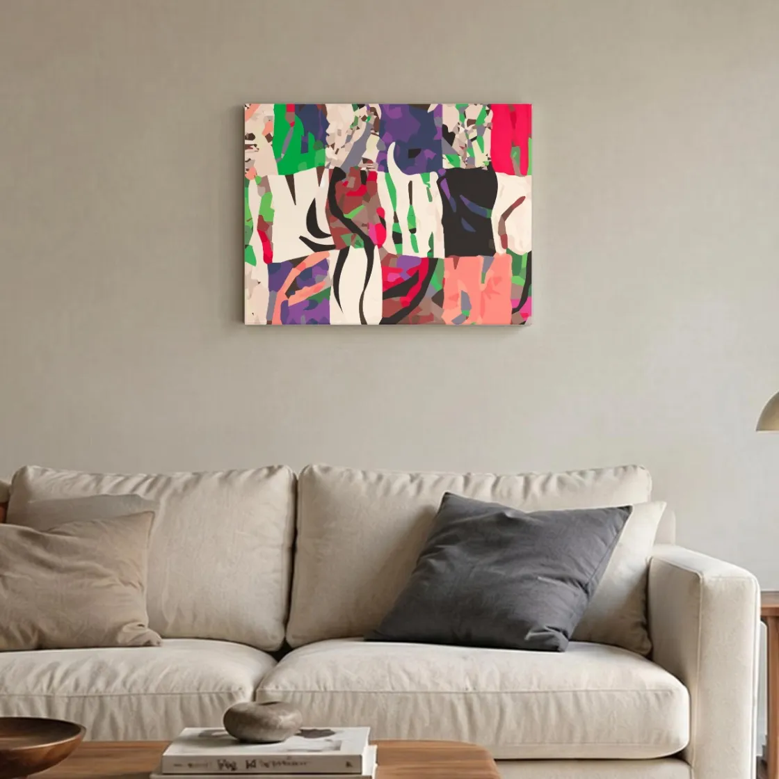 Horizontal Framed Canvas Wall Art Printed in Canada