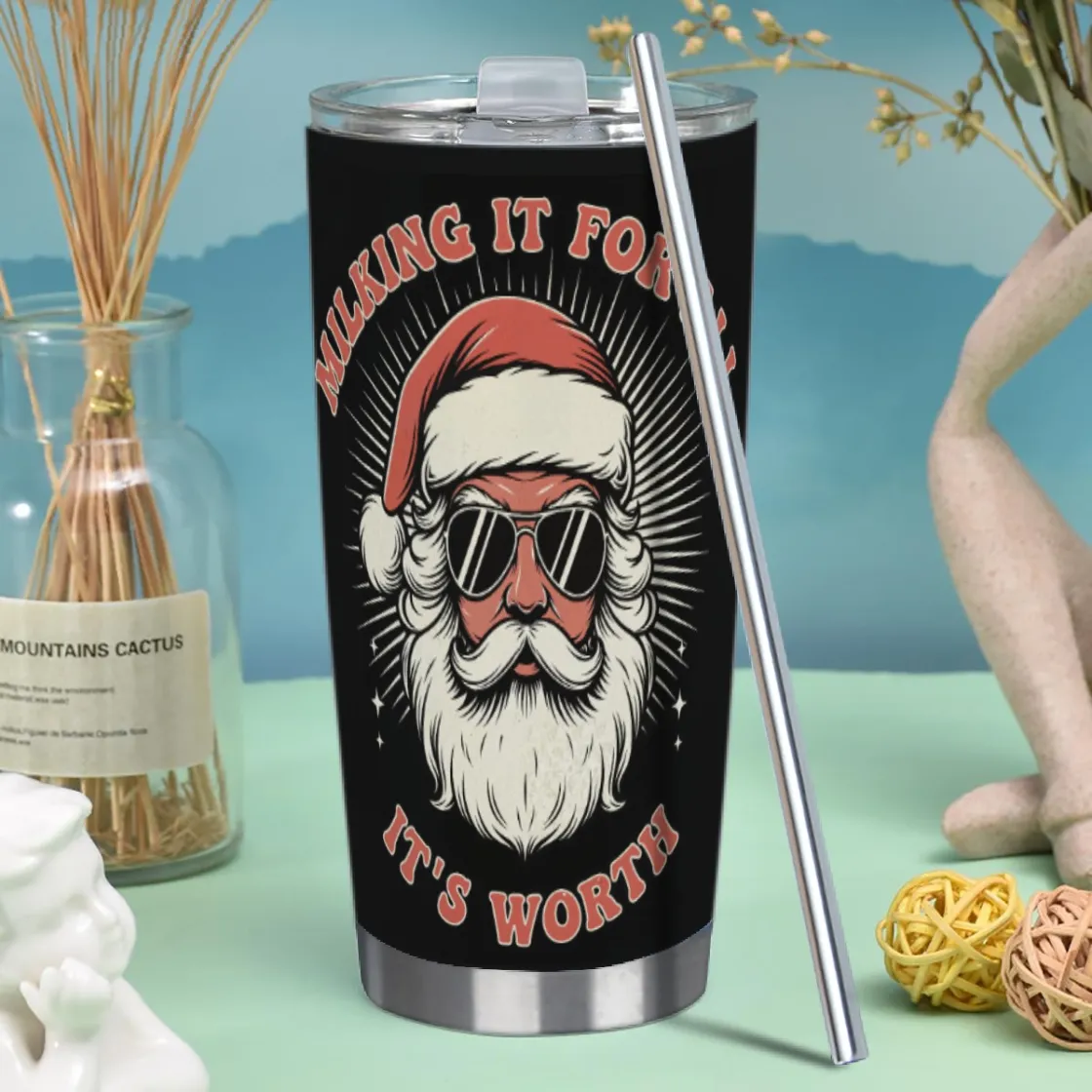 Tumbler 20oz (with Straw)