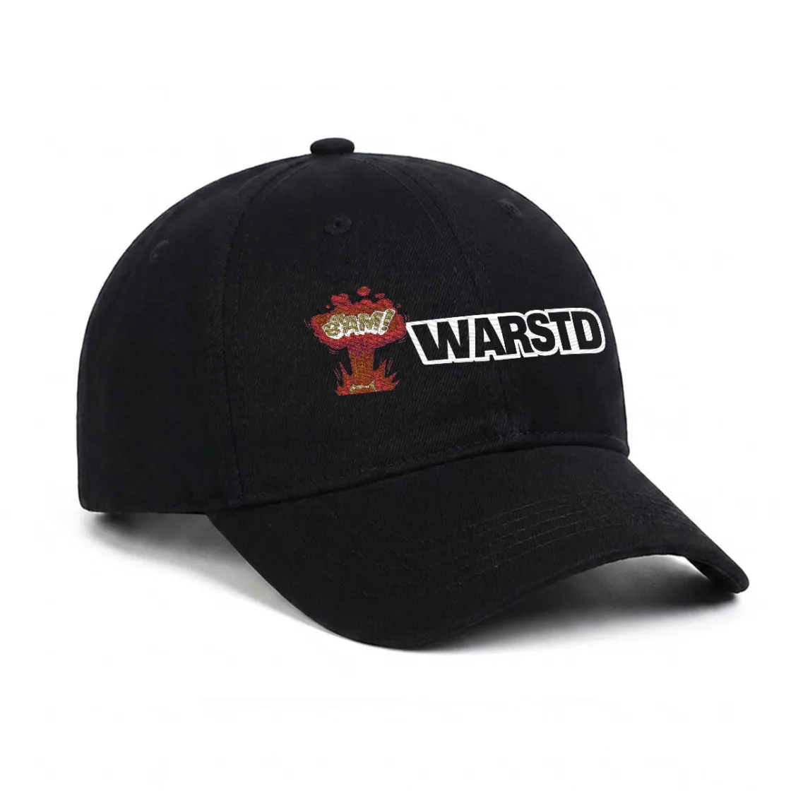 Embroidery Soft-Crown Flat Cap