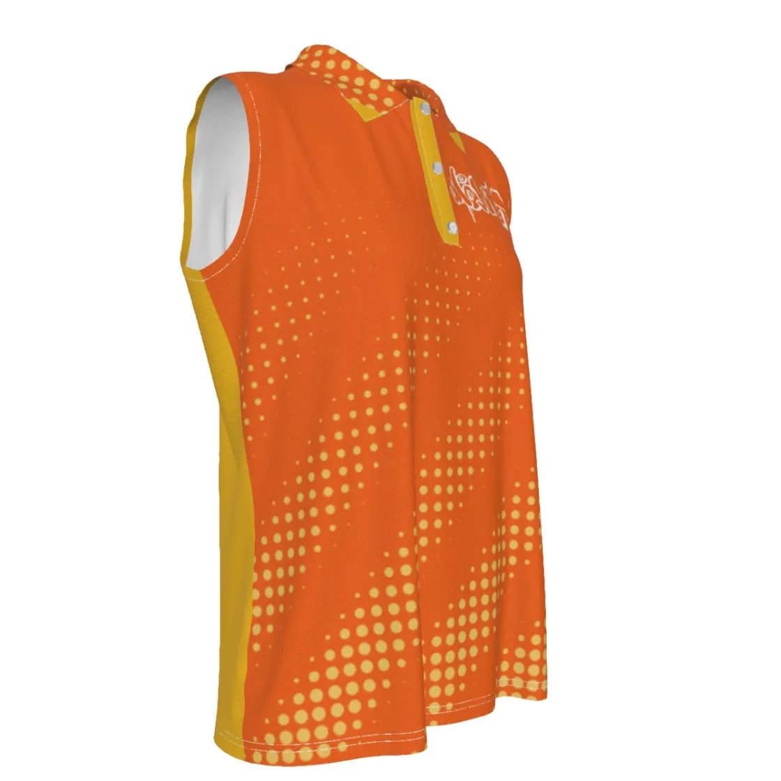 All-Over Print Women's UV Protection Sleeveless Polo Shirt