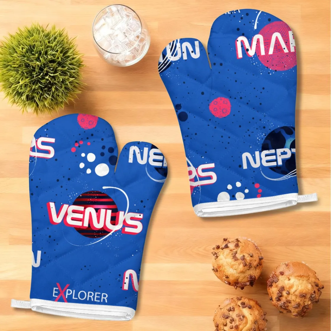 Heat-Resistant Glove And Pad Sets