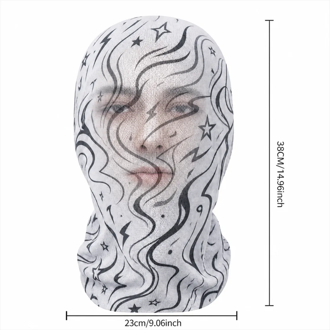 All-Over Print Unisex Mesh Mask