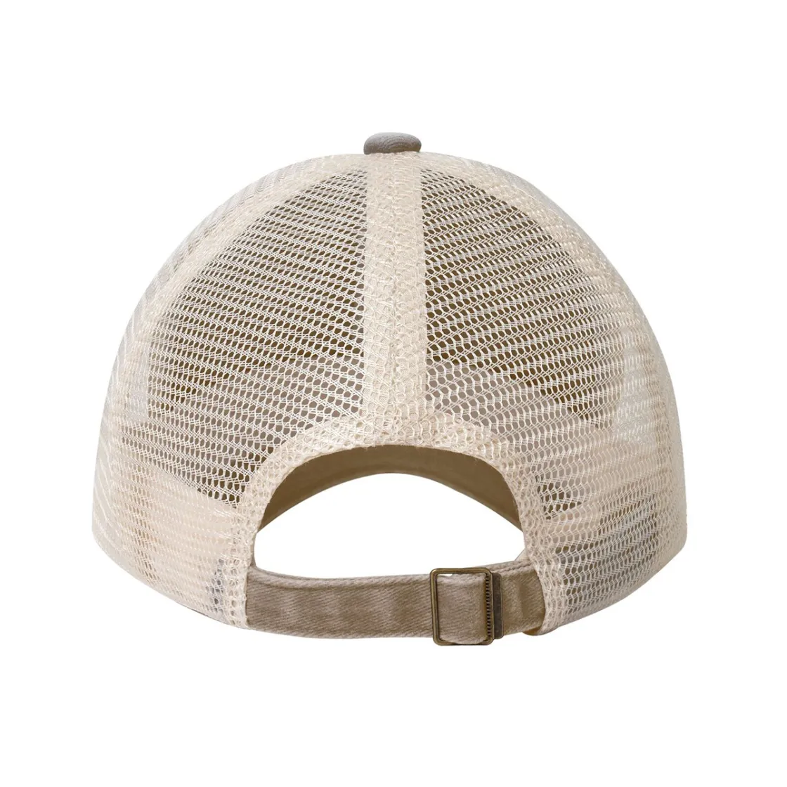 Vintage Washed Denim Mesh Cap Printed in USA