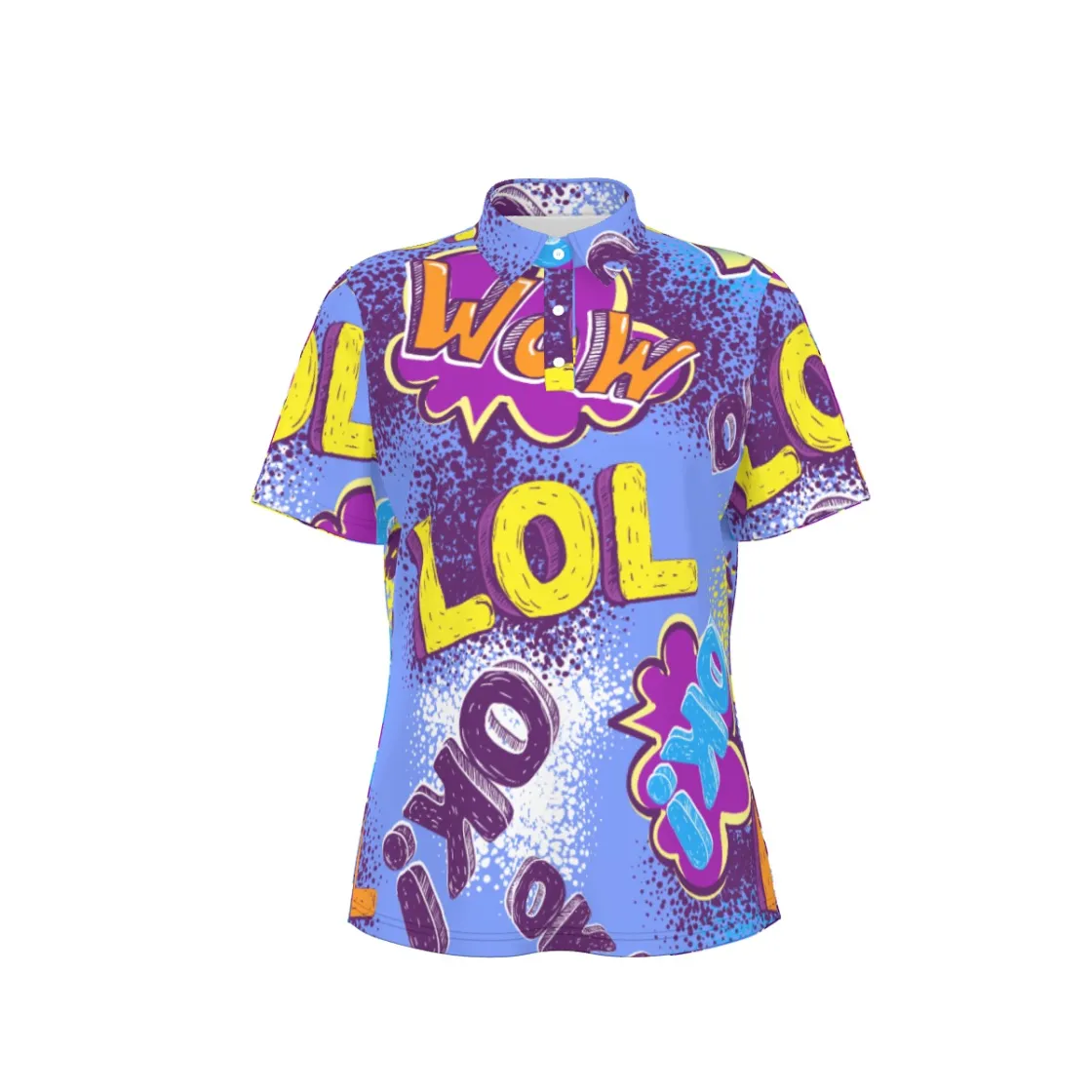 All-Over Print Women's Sports Polo Shirt