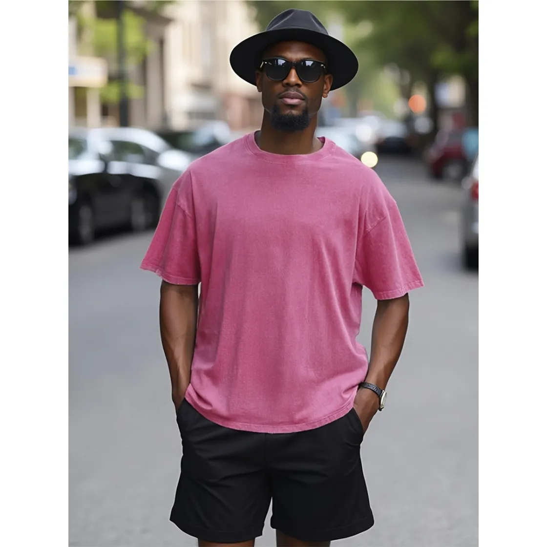 Unisex Heavyweight T-shirt Printed in USA| 230GSM Back DTF