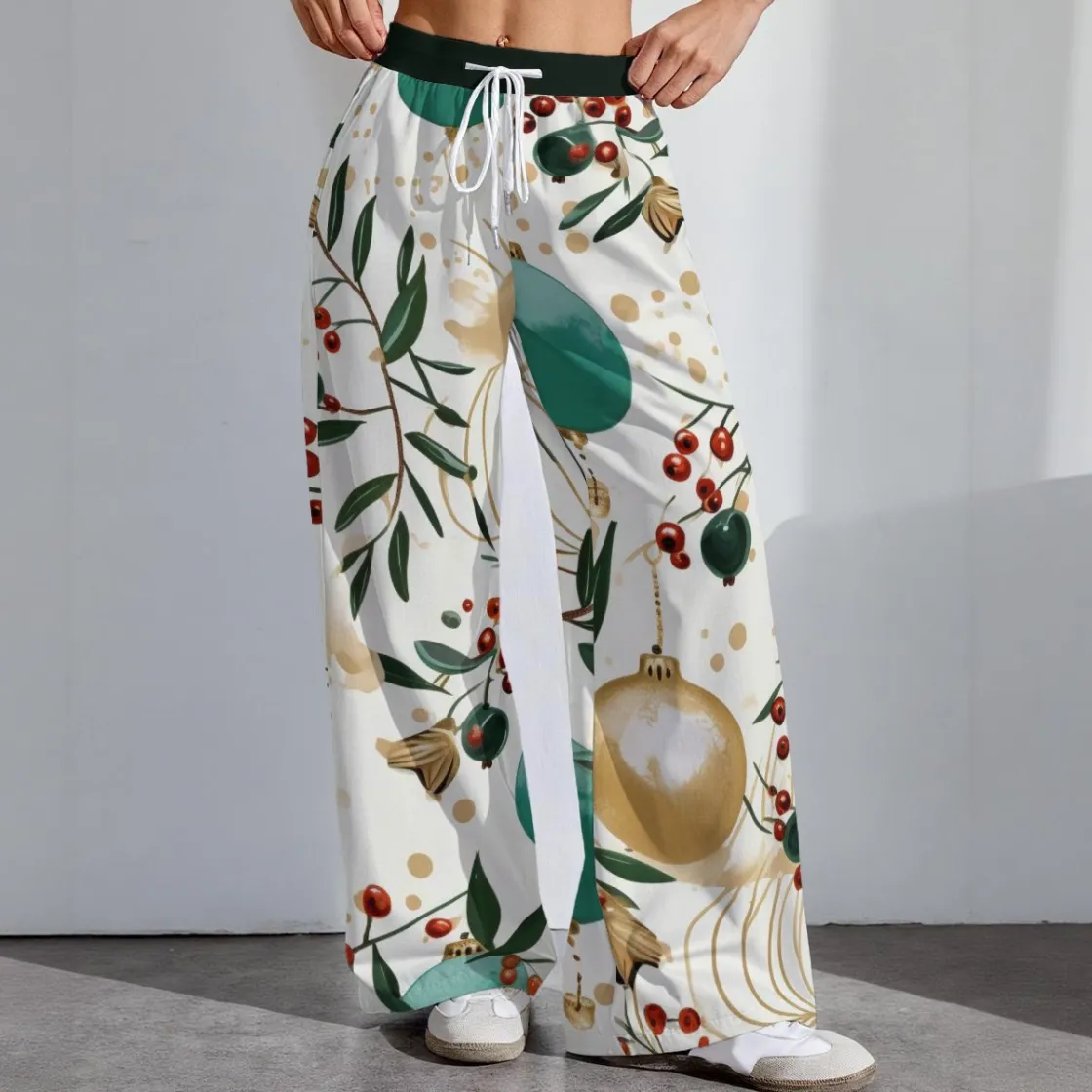All-Over Print Women's High-Stretch Casual Pants|290GSM