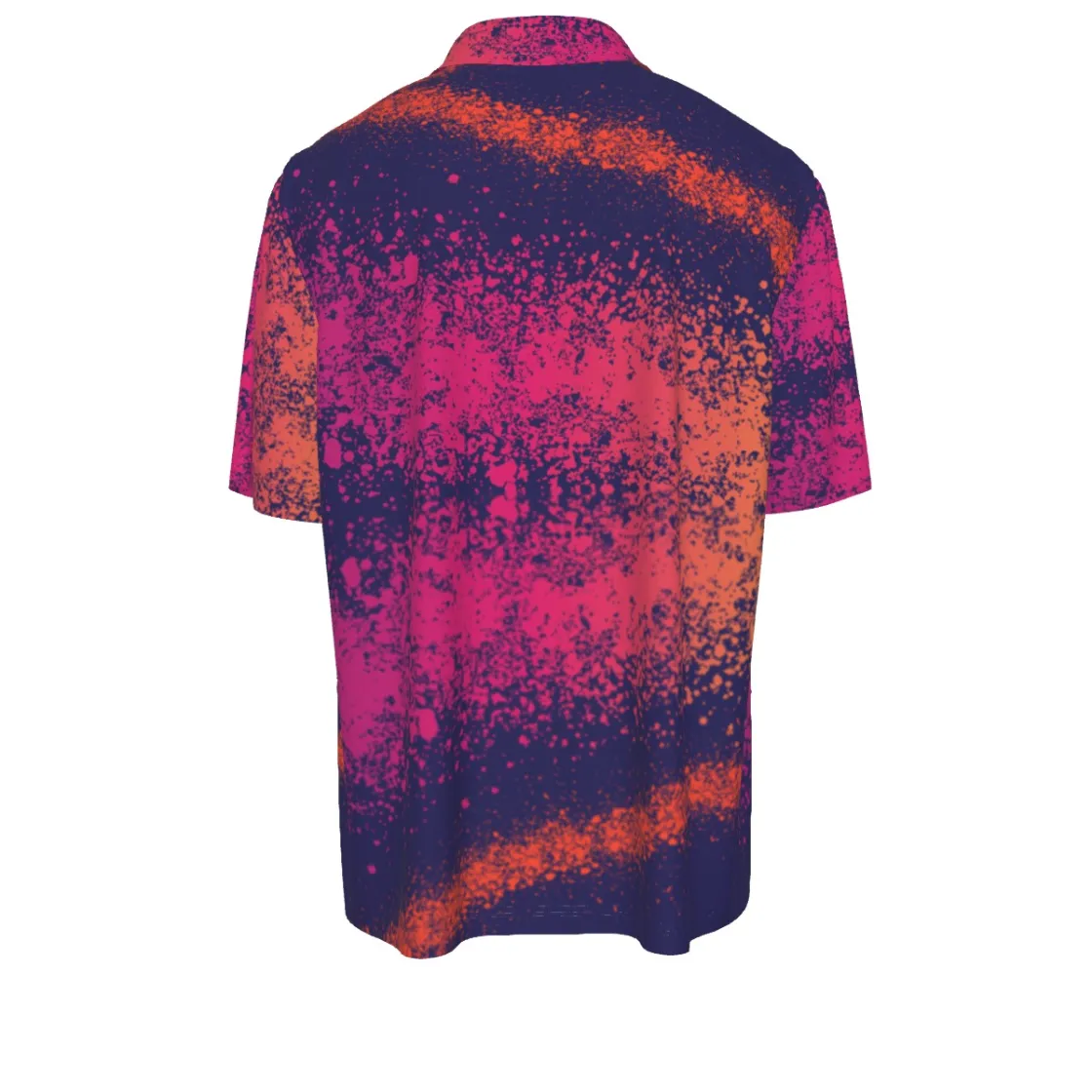 All-Over Print Men's Casual Polo Shirt