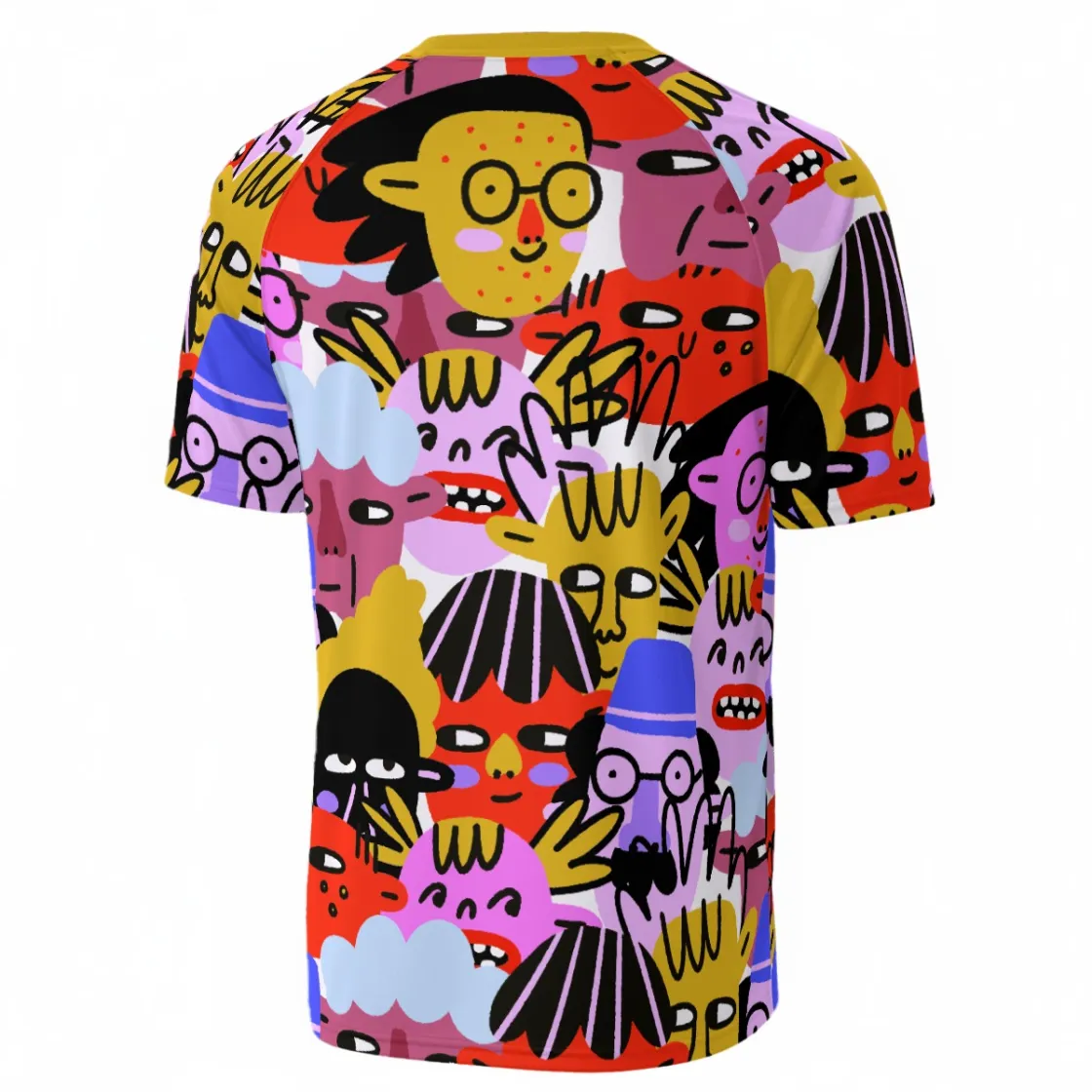 All-Over Print Men’s V-Neck Short Sleeve T-Shirt