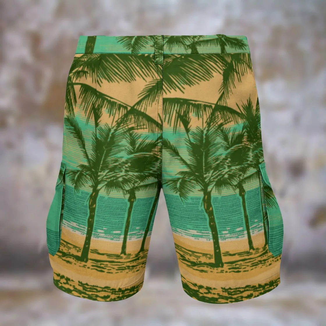 All-Over Print Men's Cargo Shorts