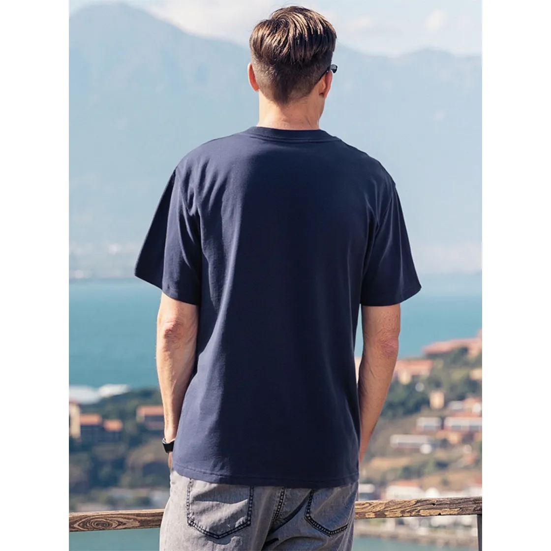 Men's T-Shirt Printed in USA|180GSM Front DTG