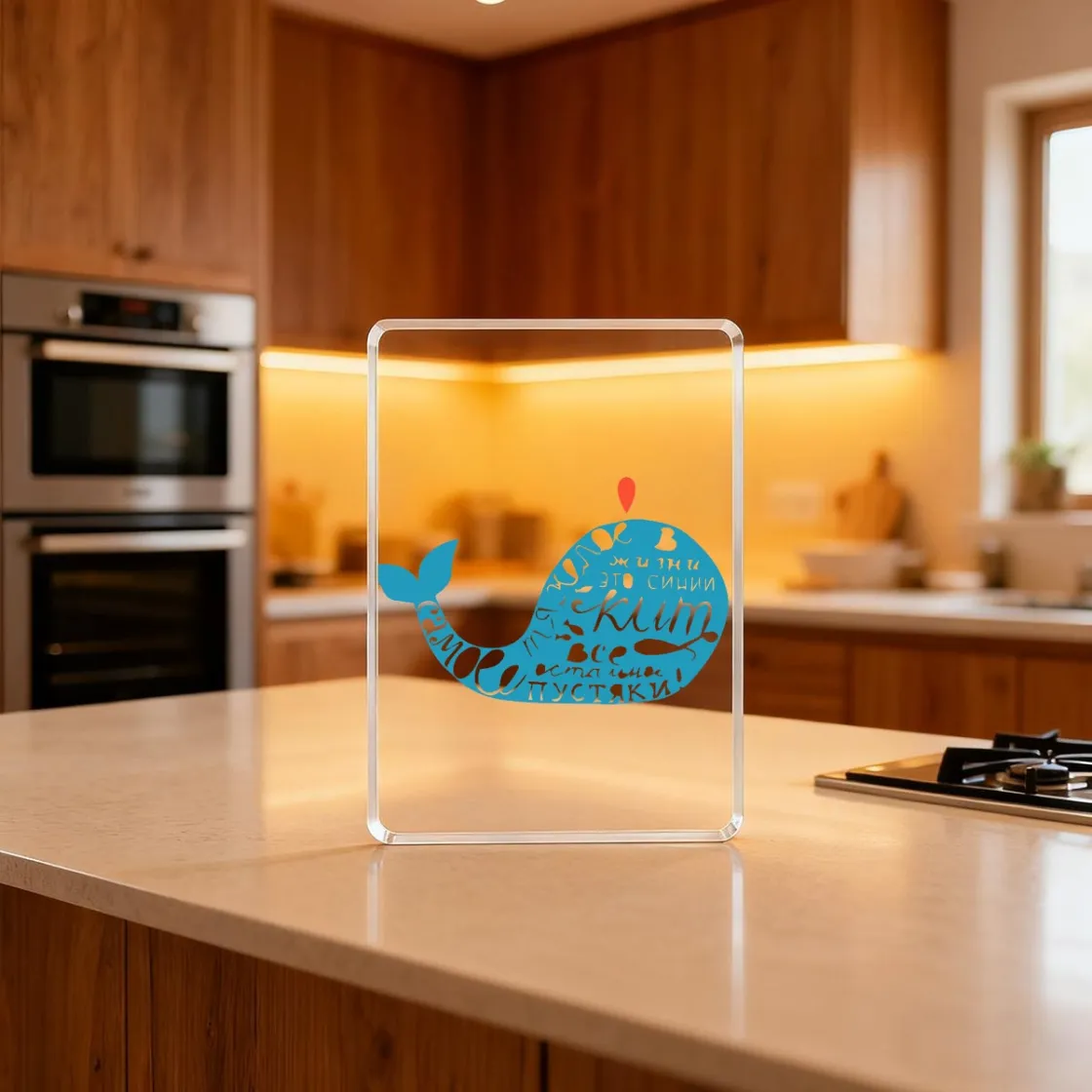 Simple rectangular acrylic plaque|Vertical 5:7