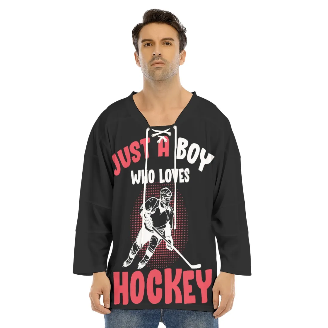 All-Over Print Men's Hockey Jersey