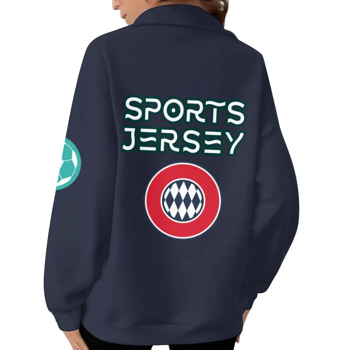 Women's Half-Zip Sweatshirt With Fleece|DTF