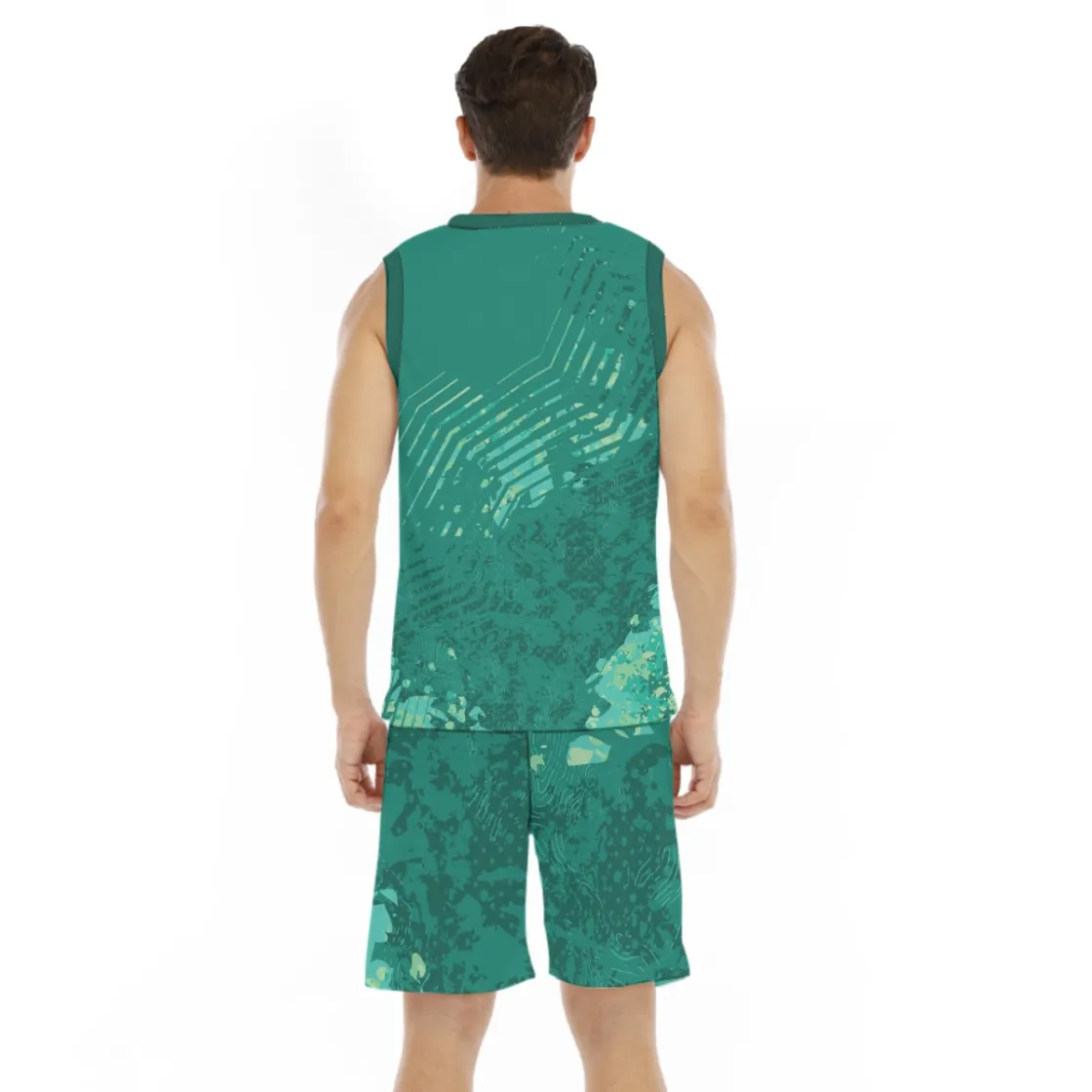All-Over Print Men's Basketball Suit