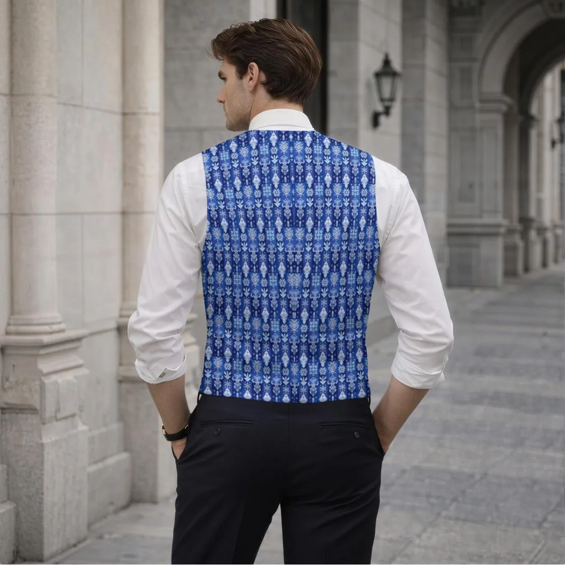 All-Over Print Men's Classic Formal Vest
