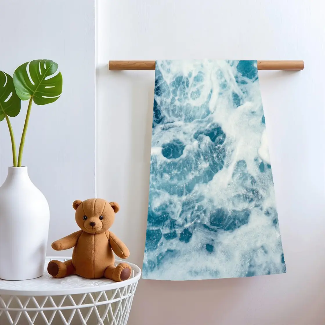 Children's Bath Towel-Vertical Version Printed in USA