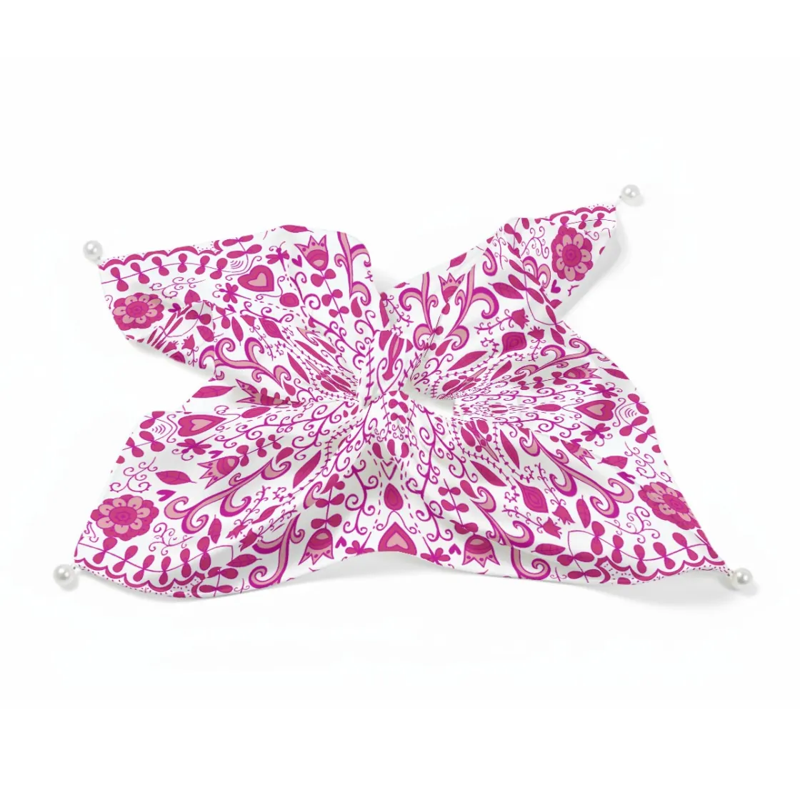 Satin Pearl Hair Tie
